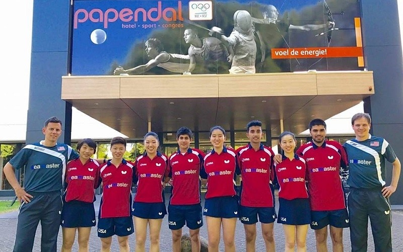 TeamUSA Prepare for WTTC in Papendal, Netherlands
