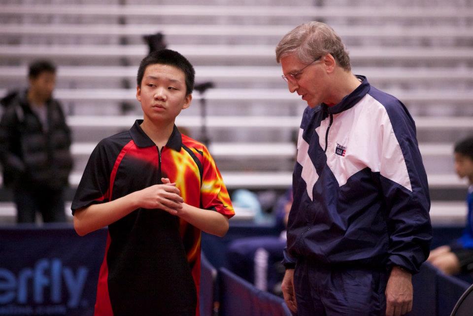 Tip of the week: Feet Parallel to Table is Usually a Backhand Stance