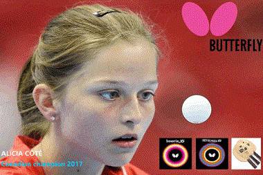 Alicia Cote winner of 2017 Butterfly Canadian Championships