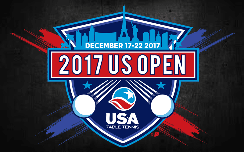 USATT Release Tentative Schedule for 2017 US Open Championships