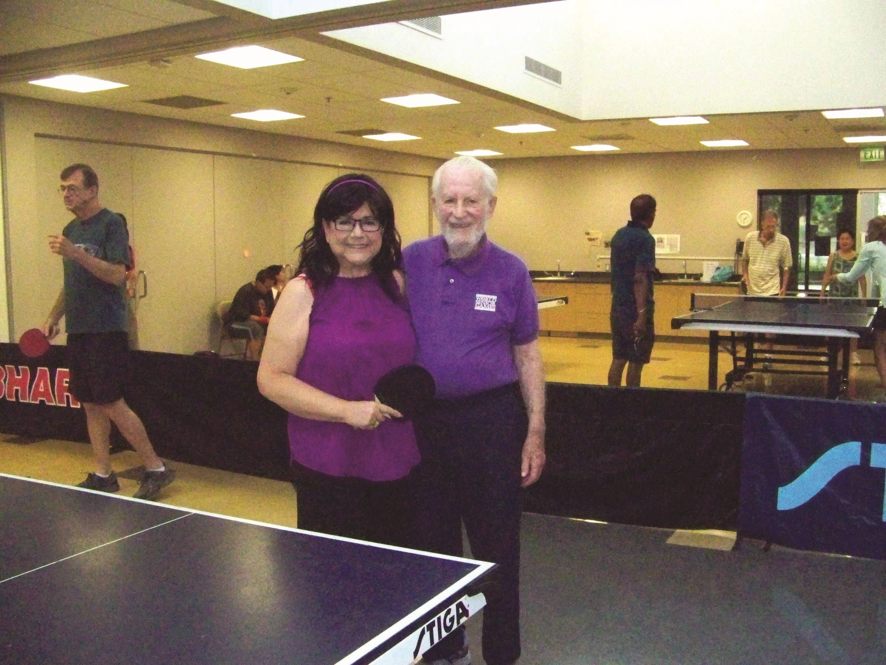 Senior table tennis champs share love of the game and each other