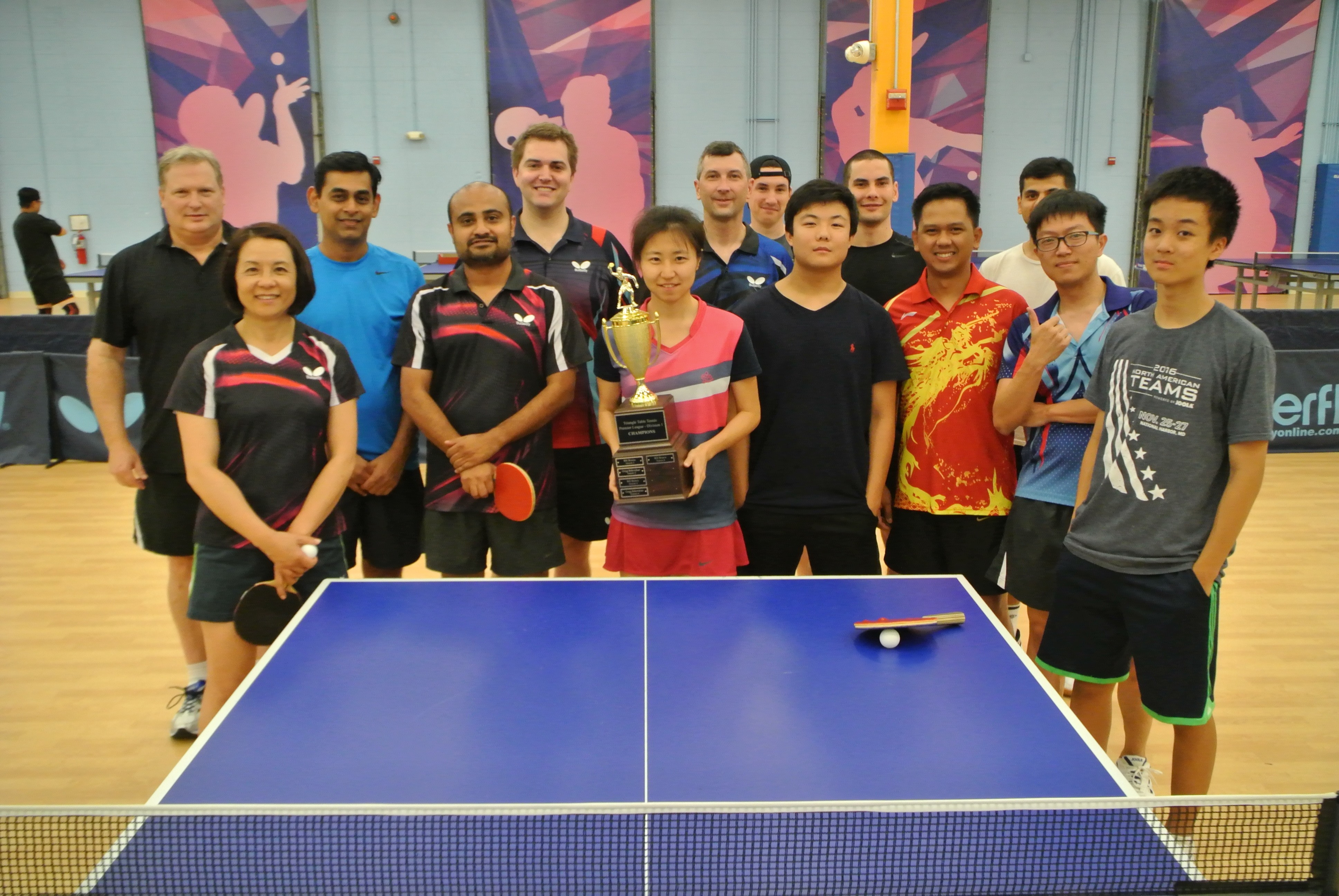 Triangle Table Tennis Division 1 Friday League Standings