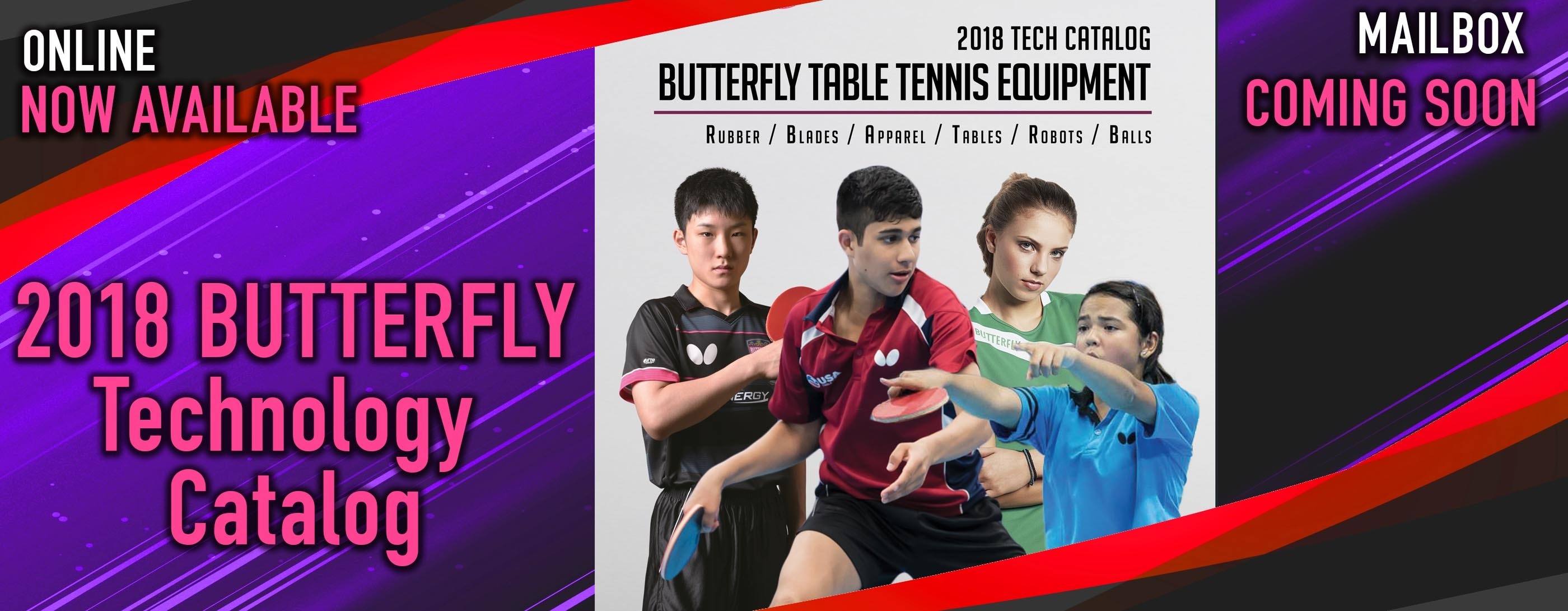 2018 Tech Catalog – Butterfly Table Tennis Equipment