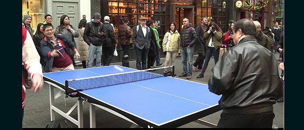 Table Tennis comes to China Town ahead of the ITTF Team World Cup