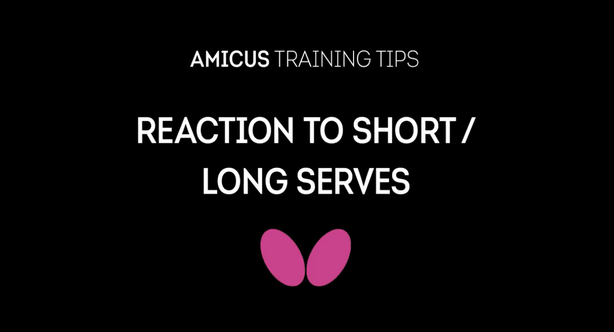 AMICUS Training Tips Series: How to Receive to Long and Short Serves Richard Prause