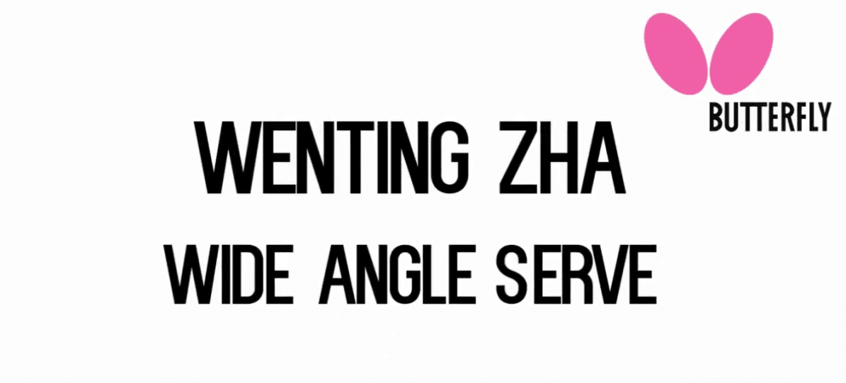 Bty Training Tips: Wenting Zha – Wide Angle Serve
