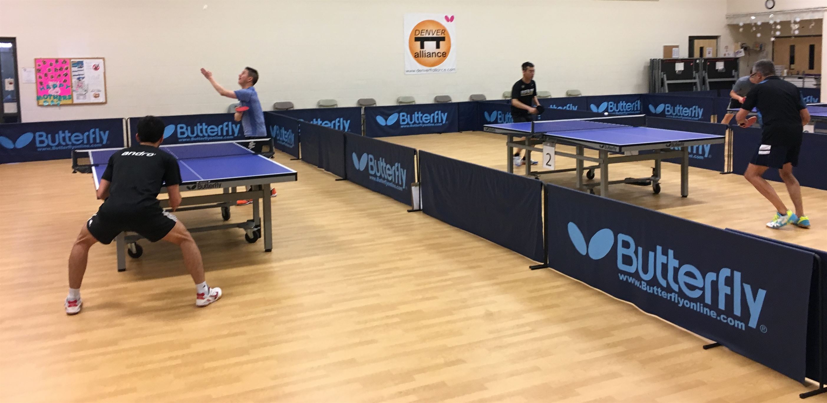 Denver Table Tennis Alliance’s 4th MENSUAL Tourney
