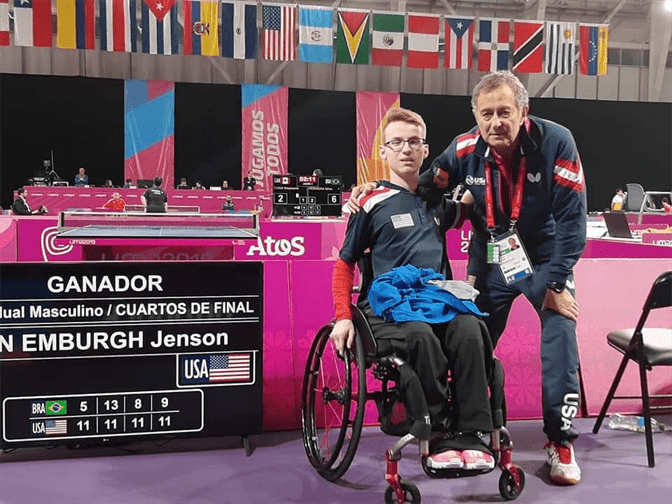 Parapan American Games Update: Singles Medals for Leibovitz, Van Emburgh, Sarand, and Seidenfeld