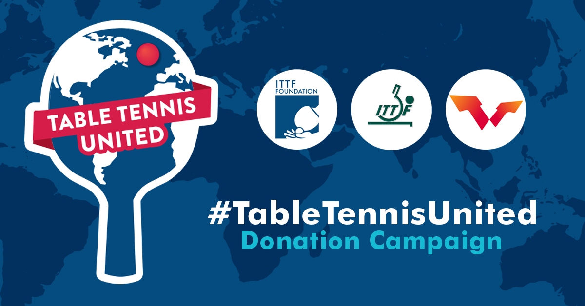 ITTF COVID-19 Donations: #TableTennisUnited Campaign