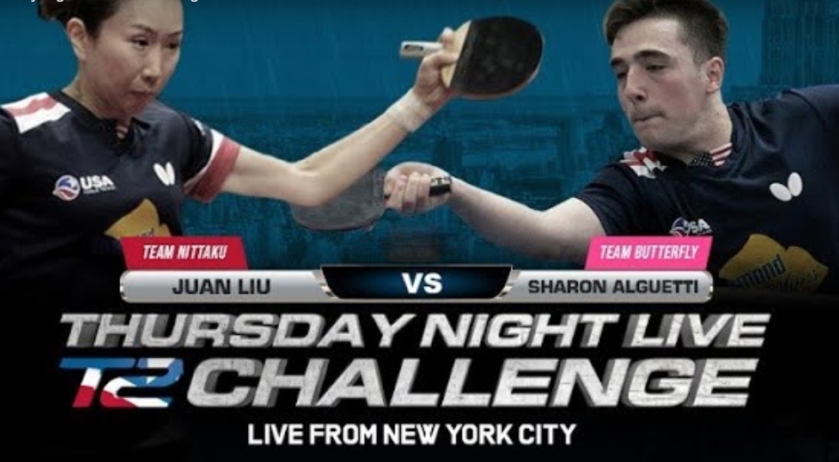 USATT's Thursday Night Live Series: Team Butterfly Takes a 2-0 Lead
