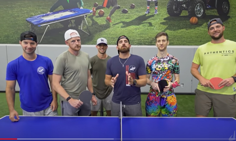 Dude Perfect (and Adam Bobrow): Ping Pong Trick Shots