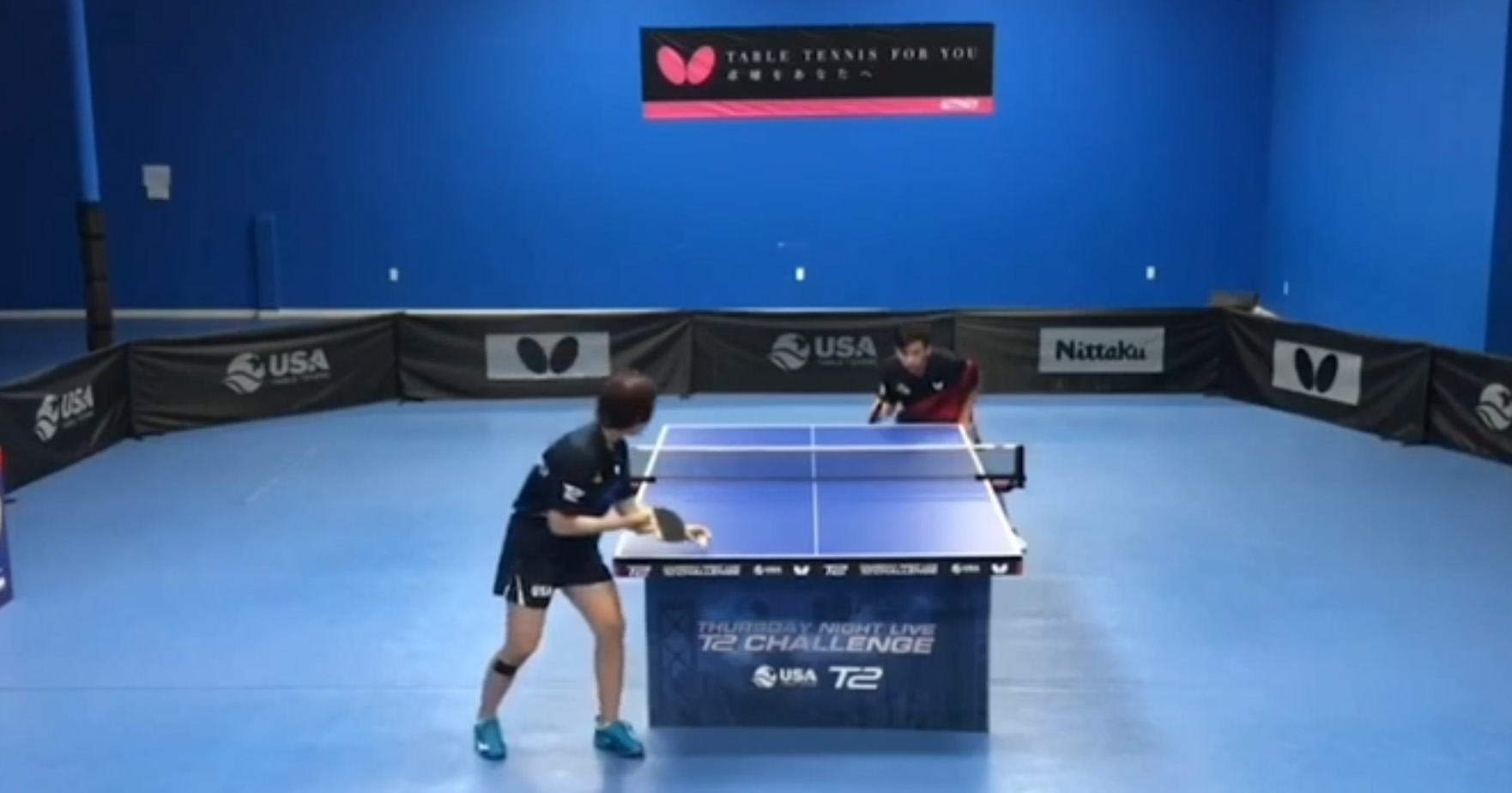 Wang Makes It 4-1 for Team Butterfly in USATT's Live Challenge Series