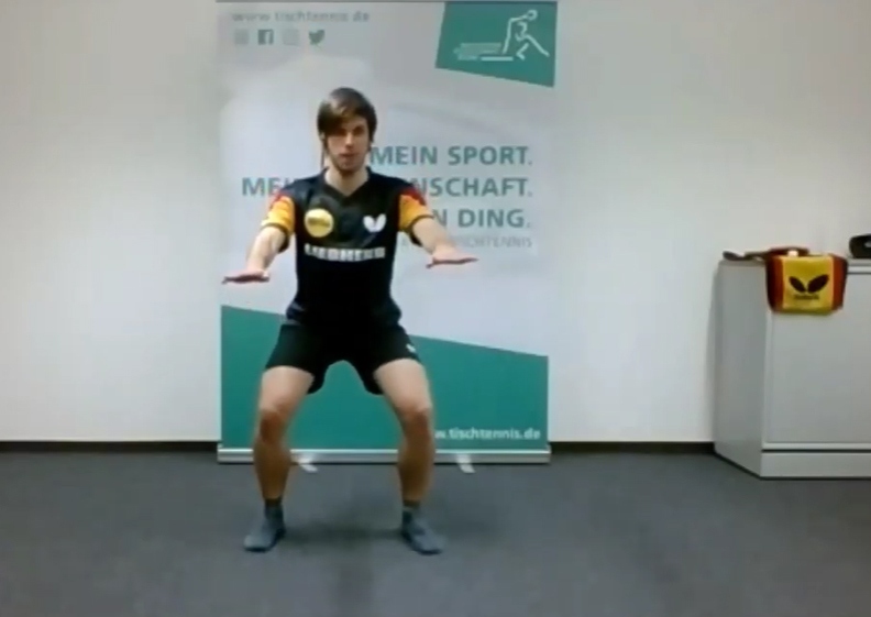 German Table Tennis' Home Workout Series