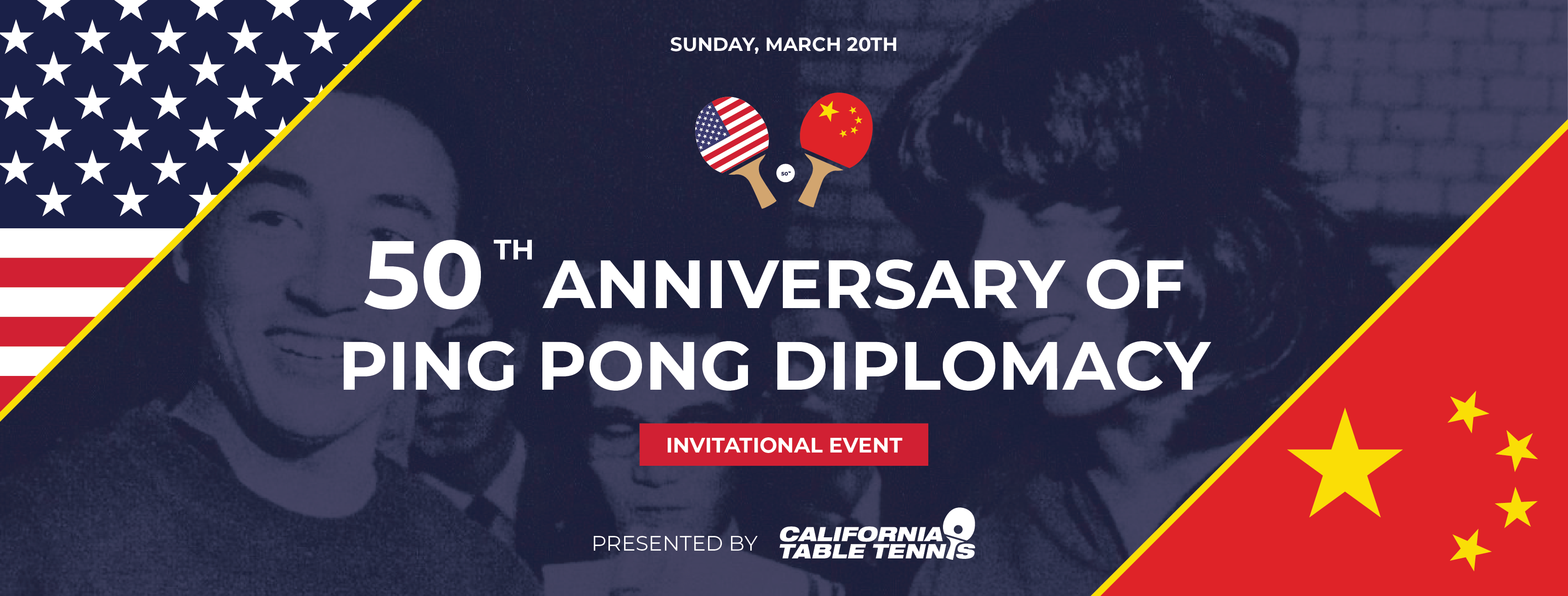50th Anniversary Ping Pong Diplomacy Teams Event