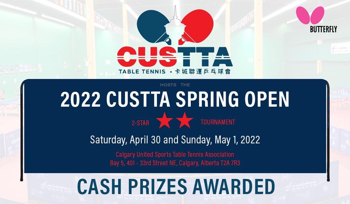 CUSTTA 2022 Spring Open