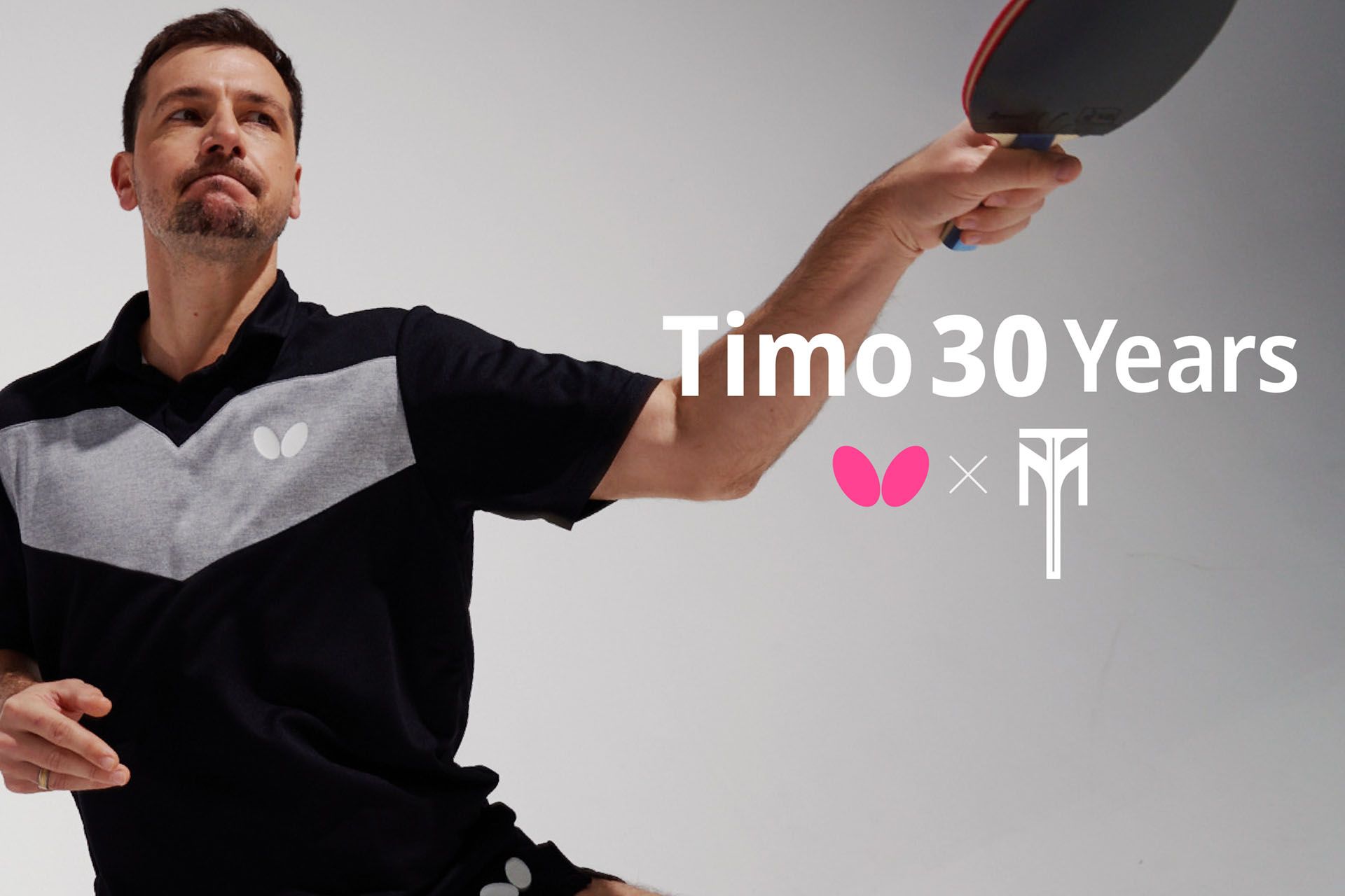 30th anniversary of the partnership between Timo Boll & Butterfly