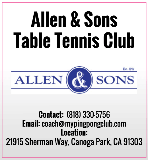 Allen & Sons Table Tennis Club