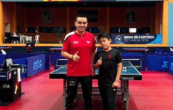 Coach Geovanny Coello and Hikaru Fukushima