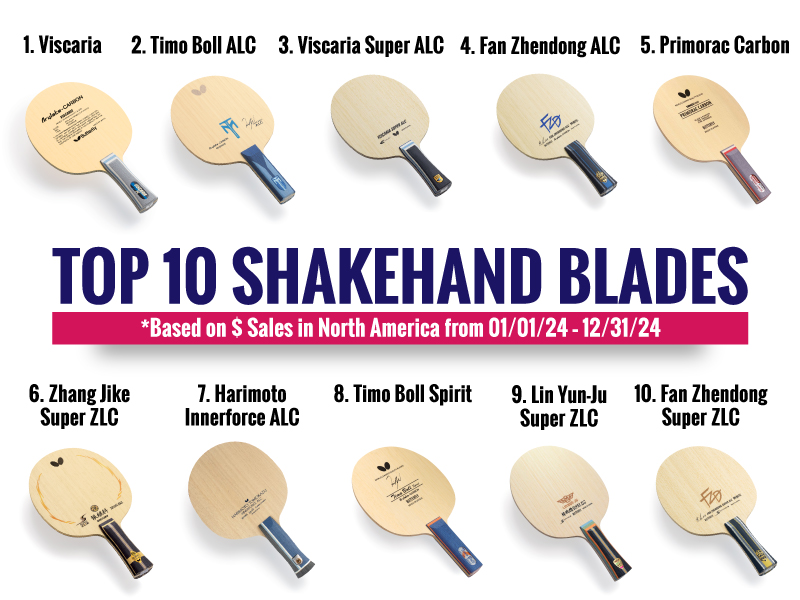 Top 10 Shakehand Blades