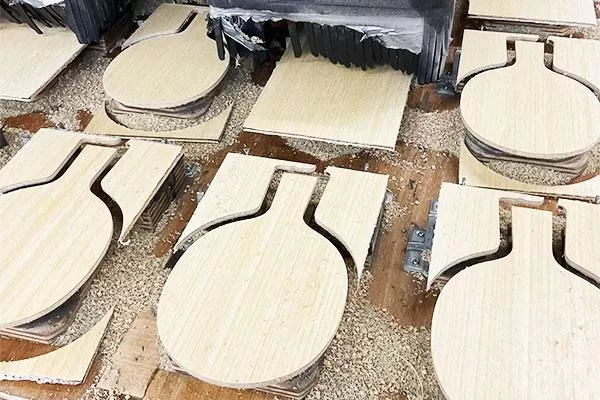 Blade production requires a large amount of wood.