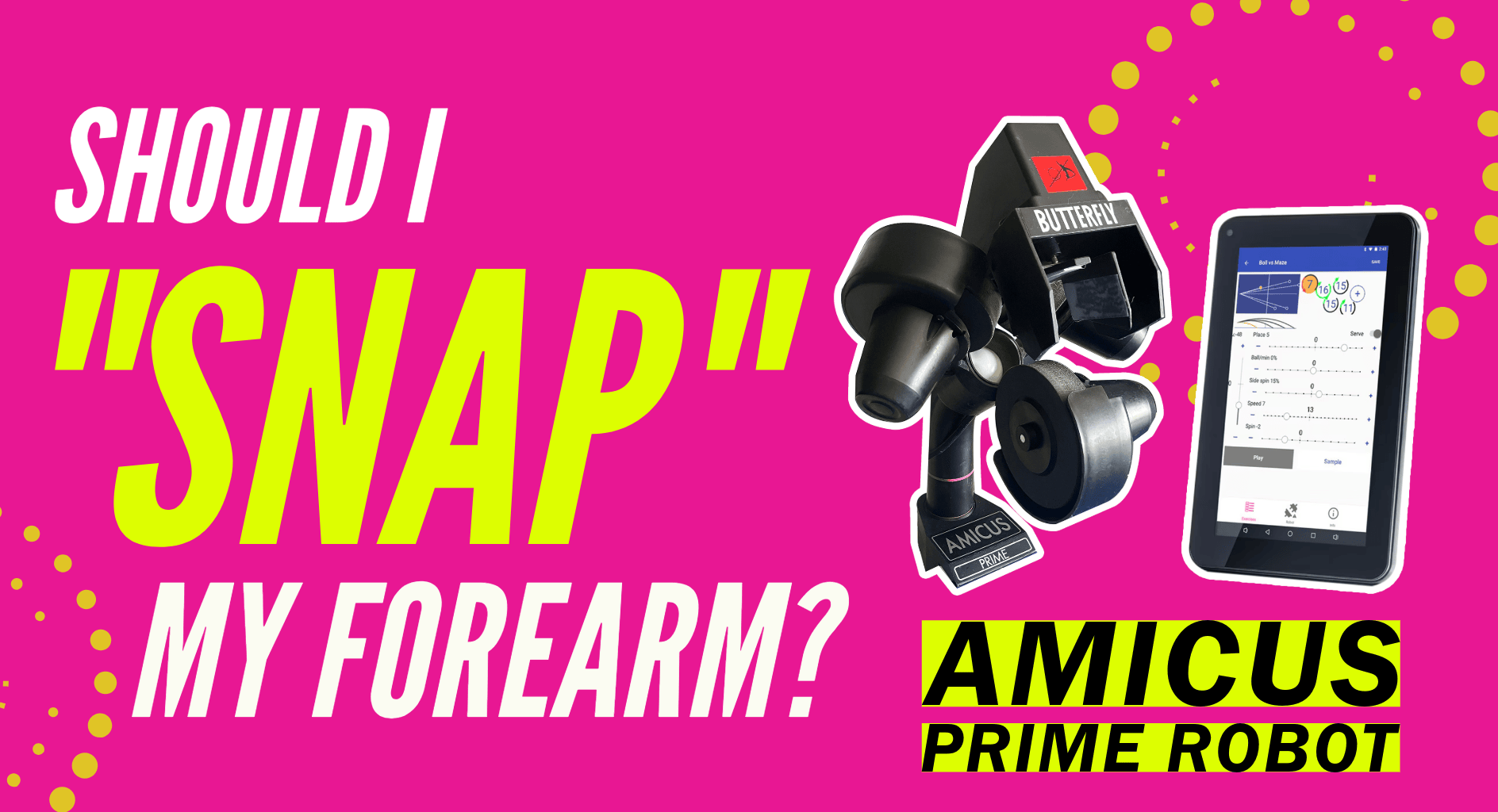 Should I “SNAP” My Forearm?
