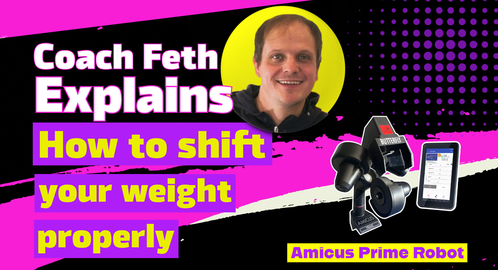 Coach Feth explains how to shift your weight properly.