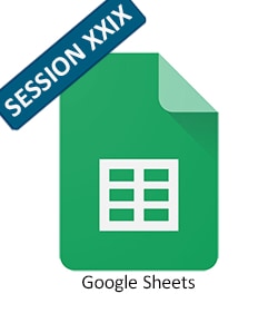 Fethomania: Session XXIX Google Sheets